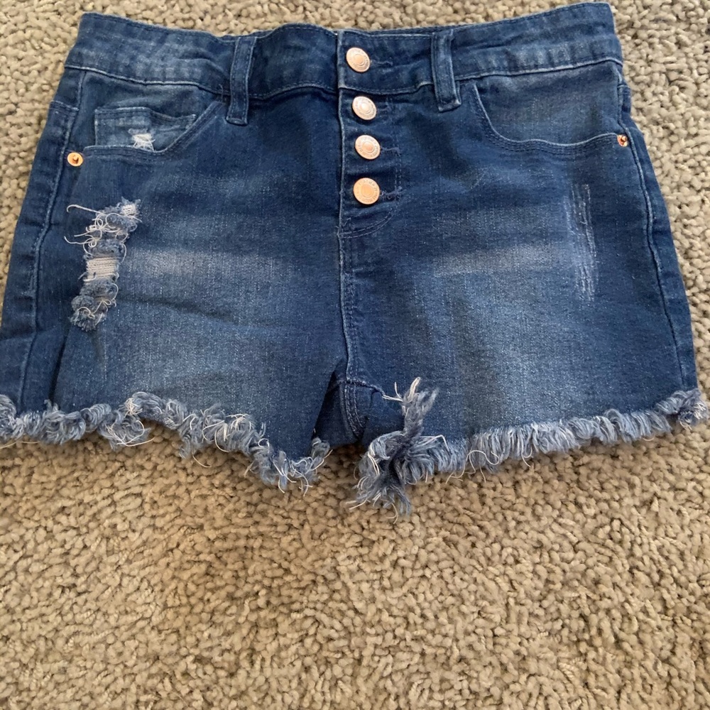 Denim jean shorts